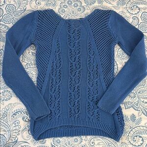 Between Me & You Open Knit Sweater Size S